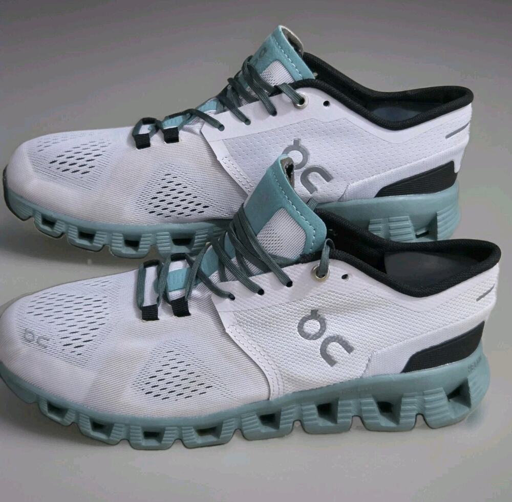 On Cloud X Shift Mens US 7 Running Shoes White Frost Translucent